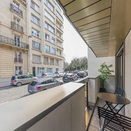 A Balcony Near The Eiffel Tower