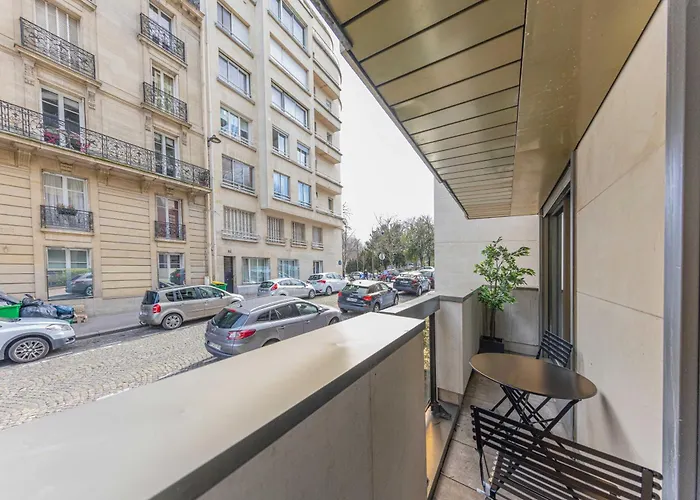 A Balcony Near The Eiffel Tower